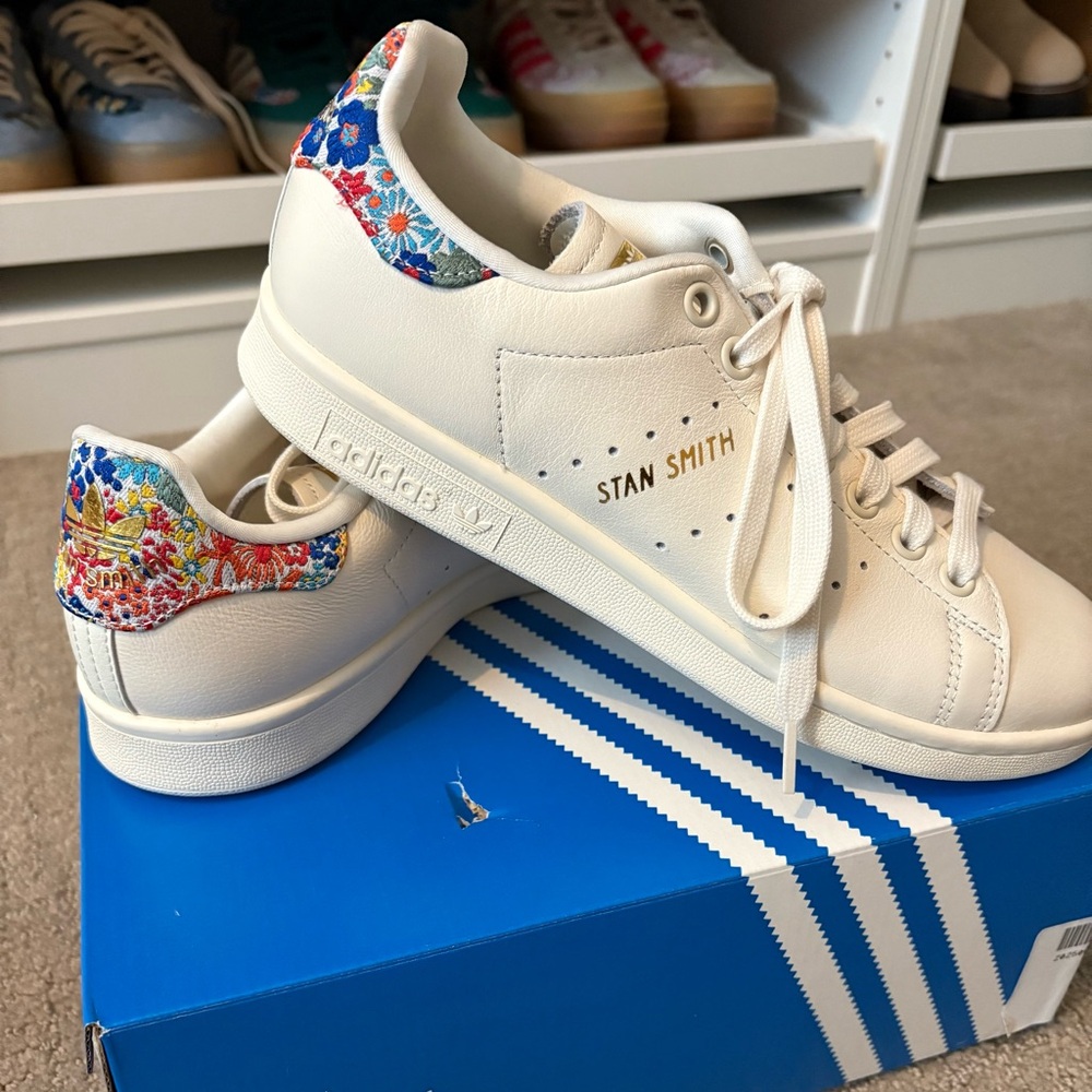 Adidas x Liberty of London Stan Smith Sneaker W Size 7